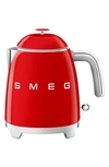 Smeg Retro Mini Kettle In Red