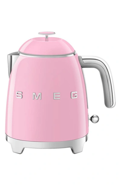 Smeg 50's Retro Style Mini Electric Kettle In Pink