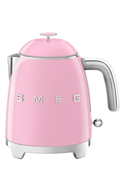 Smeg Retro Mini Kettle In Pink