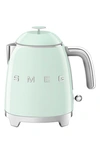 Smeg 50's Retro Style Mini Electric Kettle In Pastel Green