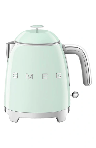 Smeg 50's Retro Style Mini Electric Kettle In Pastel Green