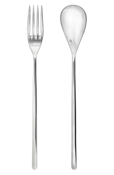 Fortessa Dragonfly 2-piece Serving Set In Silver