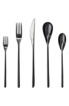 Fortessa Dragonfly Black 5-piece Place Setting