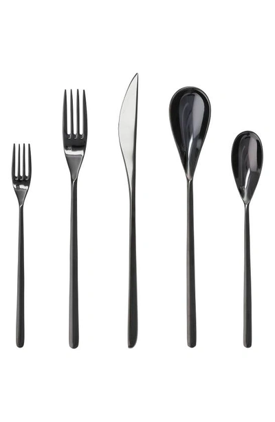 Fortessa Dragonfly Black 5-piece Place Setting