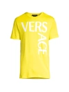 Versace Logo T-shirt In Yellow