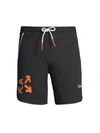 OFF-WHITE ACTIVE KNIT SHORTS,400014768633