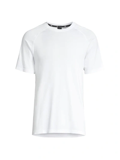 Rhone Men's Reign Tech Short-sleeve T-shirt In Bright White