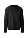 Canada Goose Huron Cotton Sweatshirt In Black