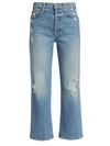 MOTHER WOMEN'S THE RAMBLER DISTRESSED JEANS,400015110684