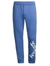 Kenzo Logo Sport Jogging Pants In Cobalt