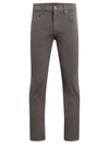 Hudson Blake Stretch Slim-straight Twill Pants In Dark Grey