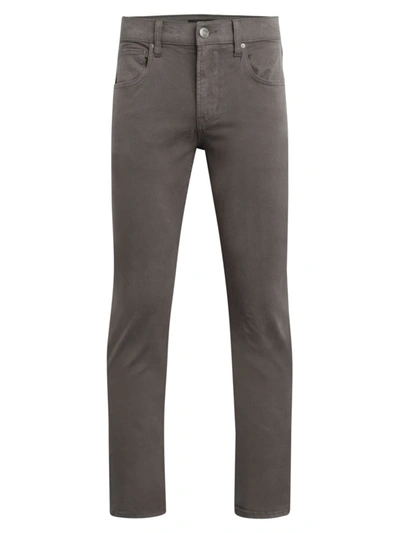 Hudson Blake Stretch Slim-straight Twill Pants In Grey