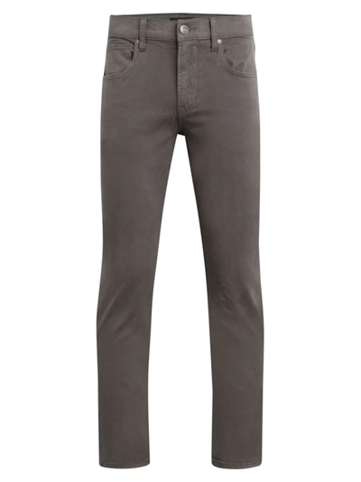Hudson Blake Stretch Slim-straight Twill Pants In Dark Grey