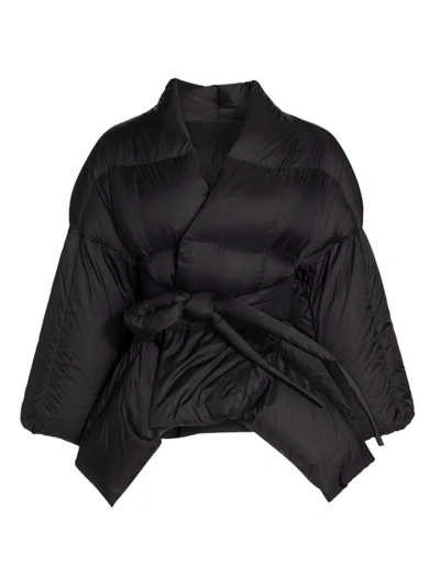 Rick Owens Tommy Wing Quilted Jacket In Black
