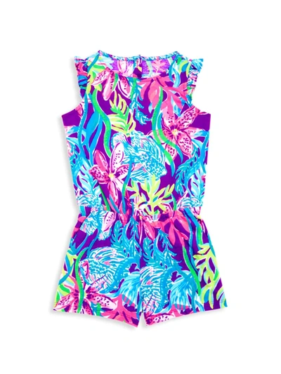Lilly Pulitzer Kids' Little Girl's & Girl's Patsi Romper In Coral