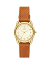 TORY BURCH WOMEN'S RAVELLO LUGGAGE LEATHER-STRAP WATCH,400014811041