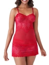 Wacoal Embrace Lace Chemise Nightgown 814191 In Persian Red