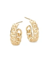 Lana Jewelry Casino 14k Yellow Gold Hoop Earrings