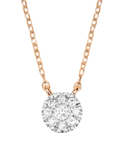 Djula Women's Magic Touch 18k Yellow Gold & Diamond Target Pendant Necklace