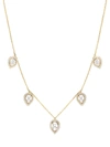 Djula Women's Marquise 18k Yellow Gold & Marquise Diamond Necklace In Yelllow Gold