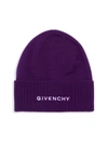 Givenchy Women's 4g Wool Beanie In Purple