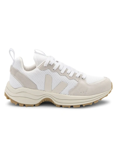 Veja Venturi Suede And Alveomesh Sneakers In White