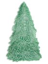Vietri Lastra Holiday Figural Tree Small Platter In Multicolor