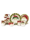 Vietri Old St. Nick Assorted Sixteen-piece Place Setting