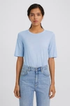 Filippa K Elena Tencel Tee In Cloud Blue