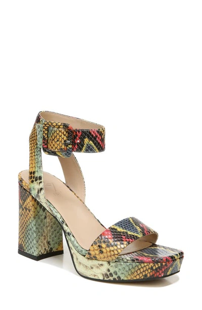 27 Edit Naturalizer Jaselle Platform High Heel Sandal In Multi Snake Print Leather