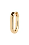Maria Black Gold Slick Huggie Single Earring In Gold Hp