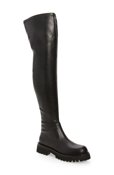 Jeffrey Campbell Break Thigh High Boot In Black