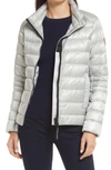 Canada Goose Cypress Down-filled Short Jacket In Silver Birch
