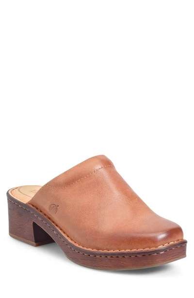 Born Hilary Clog In Brown F/ G