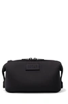 Dagne Dover Small Hunter Water Resistant Toiletry Bag In Onyx