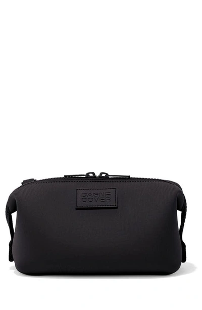 Dagne Dover Small Hunter Water Resistant Toiletry Bag In Onyx