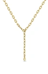 ZOË CHICCO MEDIUM CHAIN LINK NECKLACE,MSLN-2C-14K-18