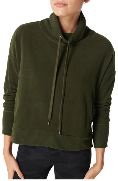 Sweaty Betty Harmonise Luxe Sweatshirt In Mountain Green