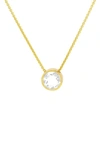 Dean Davidson Signature Pendant Necklace In Crystal Quartz/ Gold