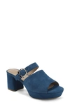 Aerosoles Cosmic Suede Heel In Blue