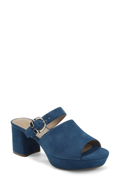 Aerosoles Cosmic Suede Heel In Indigo Suede