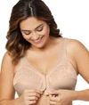 Glamorise Magiclift Front-close Wire-free Bra In Rose