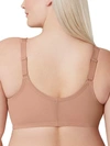 Glamorise Magiclift Natural Shape Front-close Wire-free Bra In Cappuccino