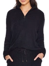 Honeydew Intimates Comfort Queen Half-zip Pullover In Black