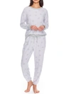 Splendid Westport Knit Pajama Set In Lavender Stars