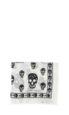 Alexander Mcqueen Pink Modal Skull Biker Scarf