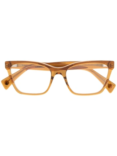 Lanvin Transparent Square-frame Glasses