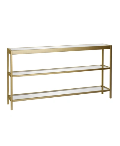 Hudson & Canal Alexis Console Table In Gold-tone