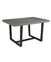 WALKER EDISON DISTRESSED SOLID WOOD DINING TABLE