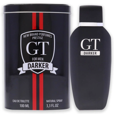 New Brand Gt Darker By  For Men - 3.3 oz Edt Spray